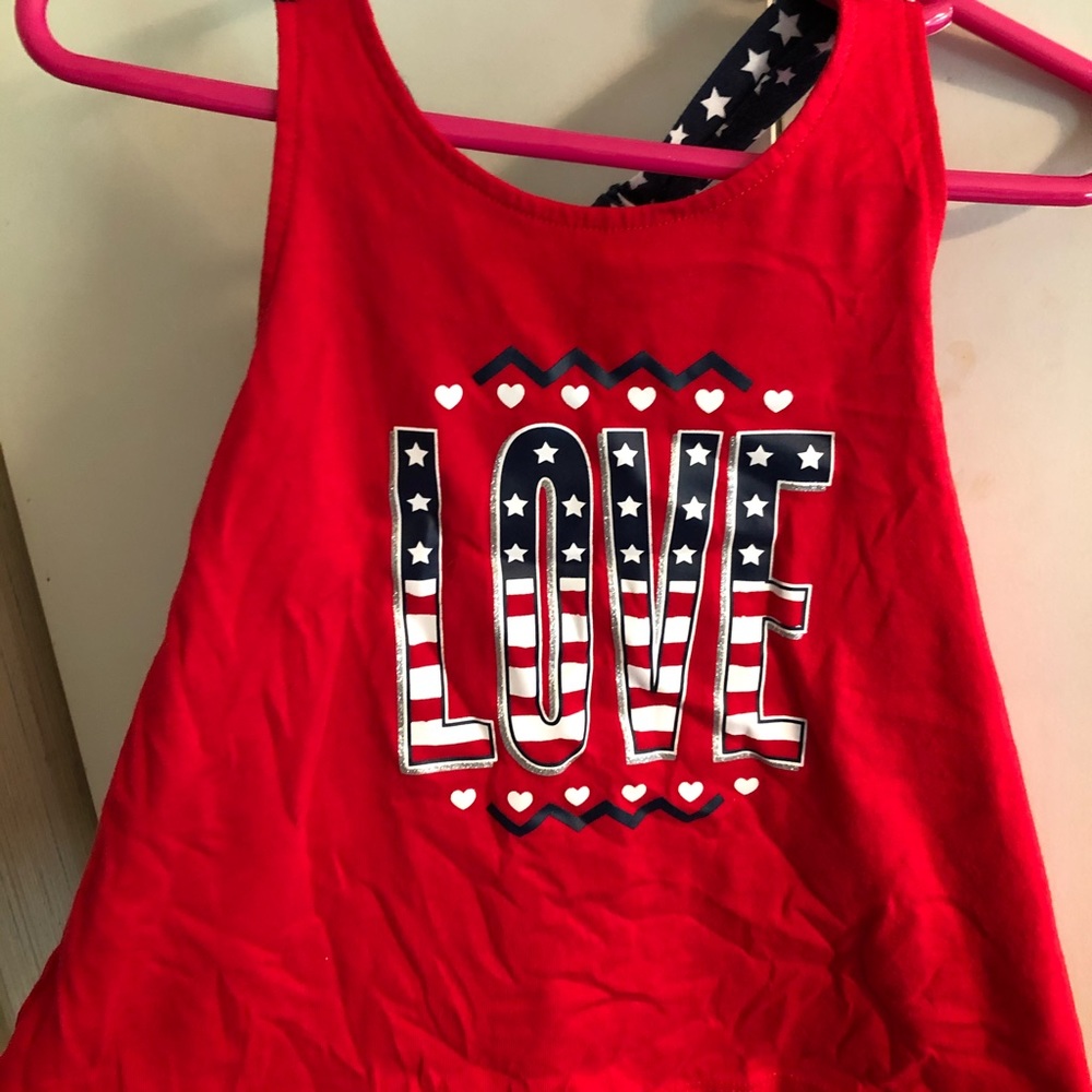 Wonder Nation 4th of July tank top